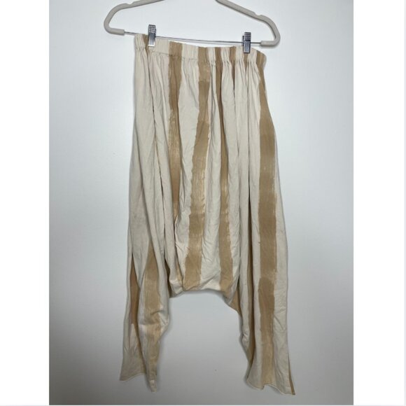 STATE Stripe Harem Drop Crotch Pants L - Picture 3 of 9